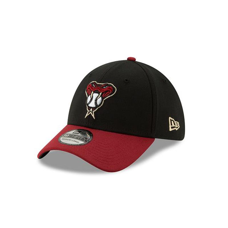 MLB Arizona Diamondbacks Team Classic 39Thirty Stretch Fit (CQW5031) - Black New Era Caps